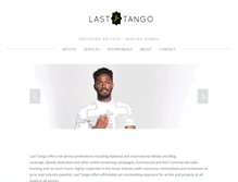 Tablet Screenshot of lasttangoproductions.com